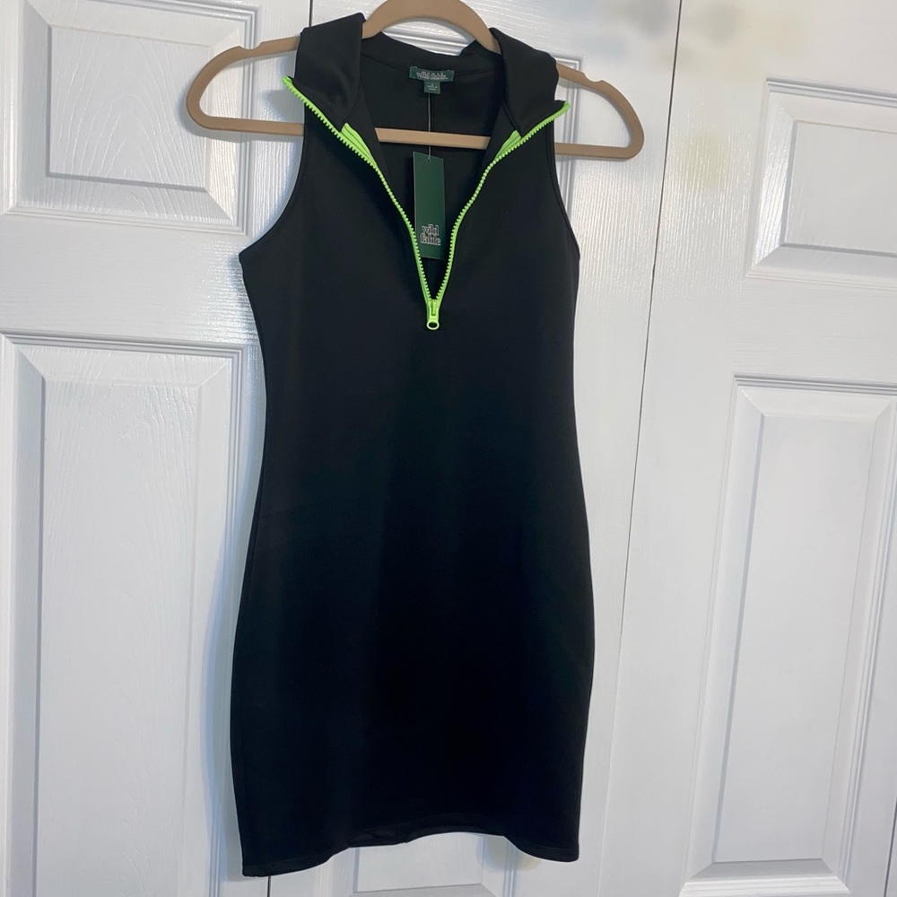 NEW Black Mini Tennis Dress